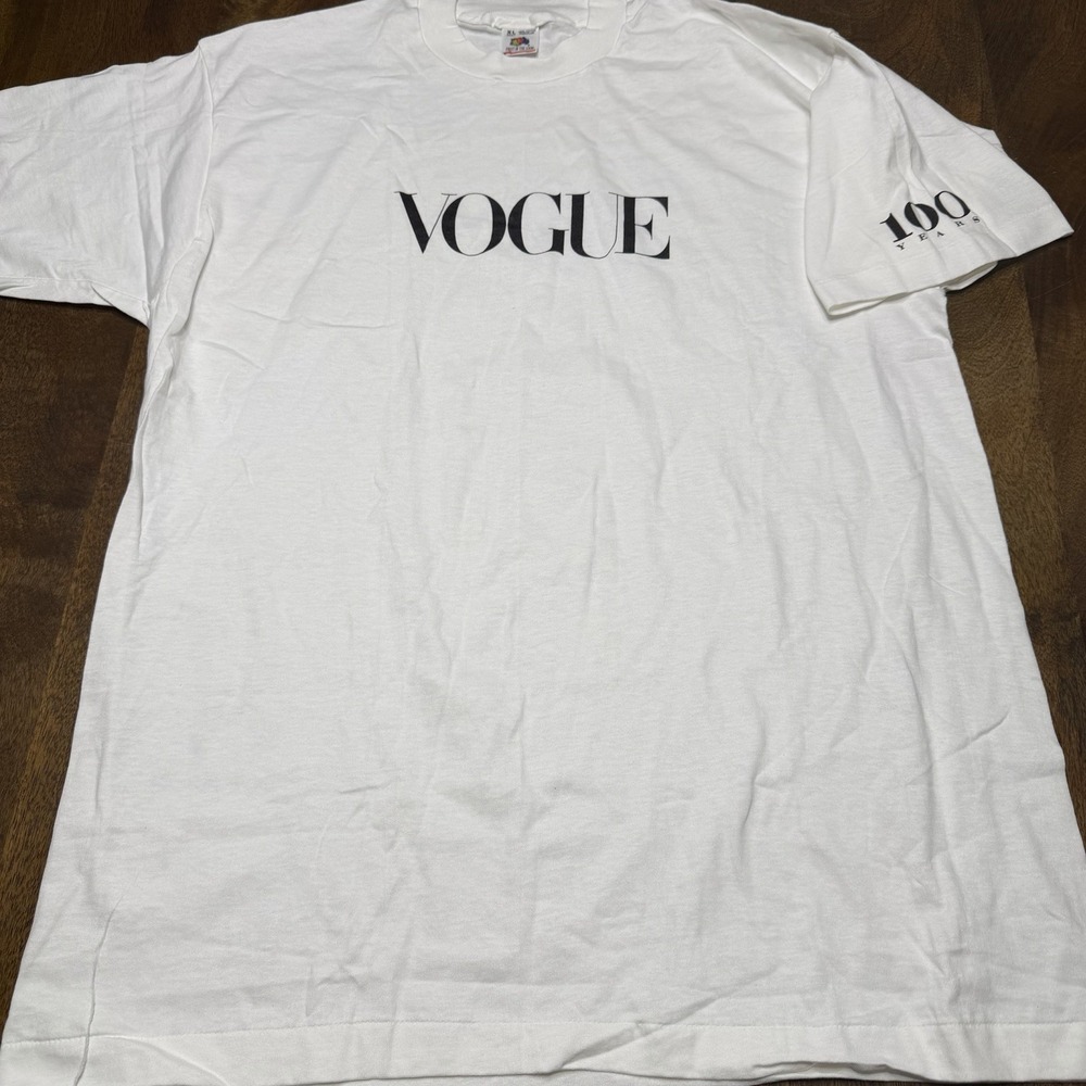 Vintage 90s Vogue Magazine Promo T Shirt XL NWOT